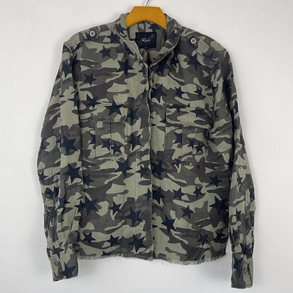 Rails Women’s Button Up Hendrick star camo jacket size small - Picture 2 of 8